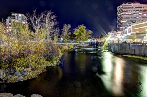 Wingfield Park on the Truckee River in Reno, NV